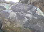 Anthropomorphic petroglyph